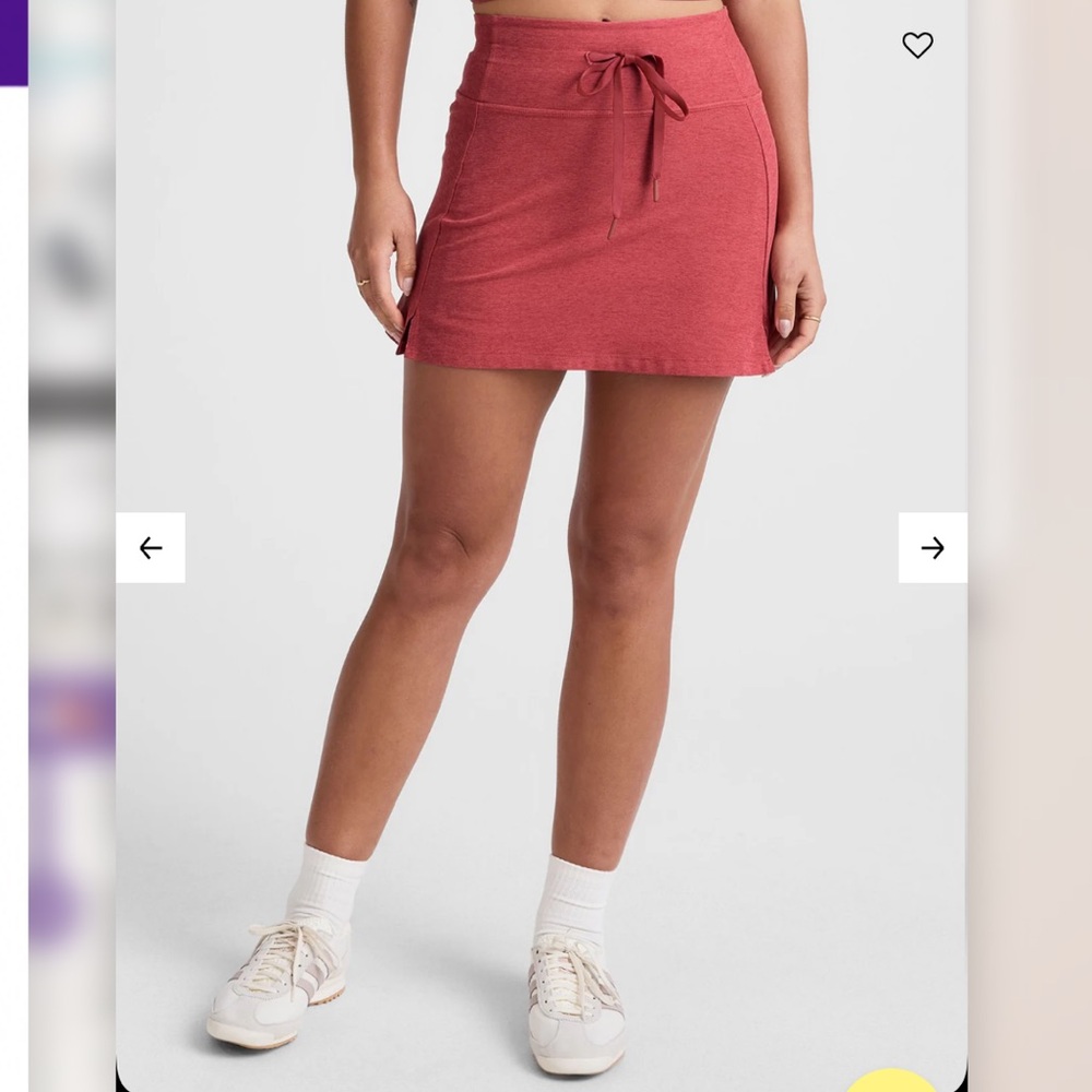 NWT Spacedye Go Pocket Skirt- Faded Rose Heather